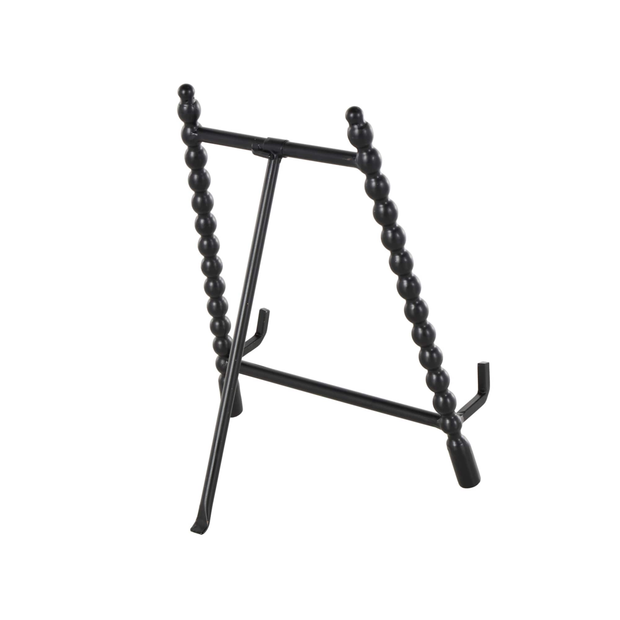 9" x 11" Black Metal Abstract Wide Display Easel